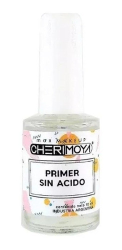 Primer Sin Acido X10 Ml Manicuria Gelificadas Cherimoya !! 1