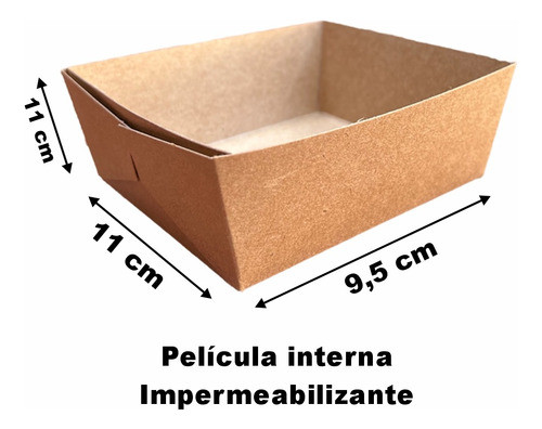 Bandeja Kraft P3, Hambúrguer - Com Película Interna - 200uni 1