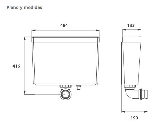 Deposito Mochila A Codo Linkett - Ideal 1