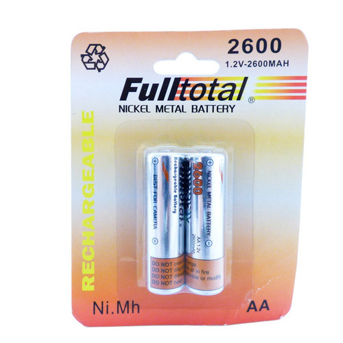 2 Pilas Aa Recargables 2600 Mah Juguetes Luces Controles 0