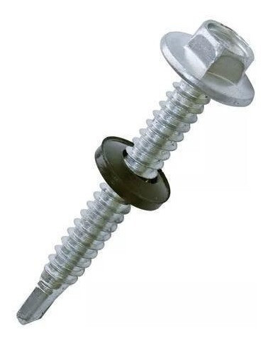 Tornillo Hexagonal T2  10x3/4 Punta Mecha C/arandela-tel 1