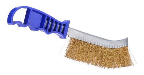 Cepillo Acero Bronceado Curvo Con Mango X 12 Unida 0