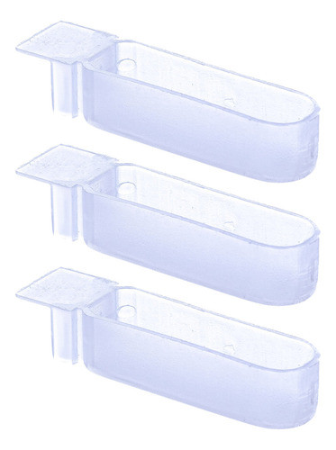 Kit 3 Unidades - Porta Vitamina Unha Pequeno Curió Cristal 0