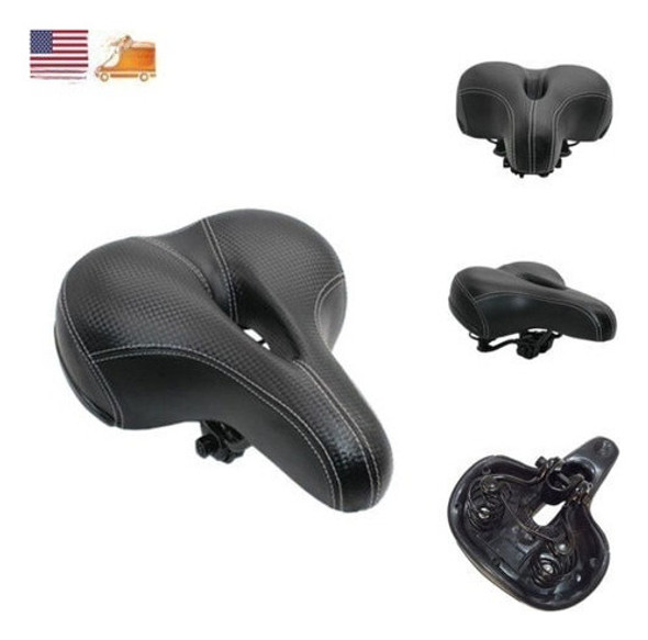 Extra Ancho Big Bum Bike Saddle Asiento Bicicleta Gel Crucer 1