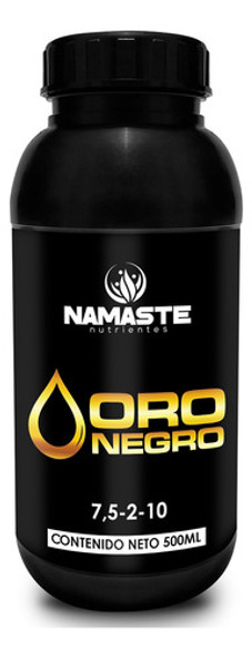 Namaste Oro Negro Fertilizante De Crecimiento Líquido 500ml 0