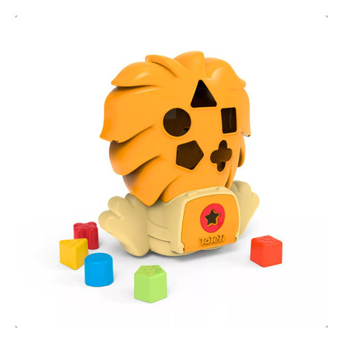 Brinquedo Educativo Bebe  Atividade Amigo Leao Interativo 1