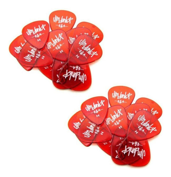 Pack X12 Puas Jim Dunlop 486r Heavey Red Gels Heavey H 0 Pack X12 Puas Jim Dunlop 486r Heavey Red Gels Heavey H 0