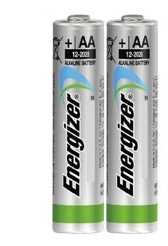 2 - Pilha Aa Recarregável Energizer 1500mah 1.2v 0