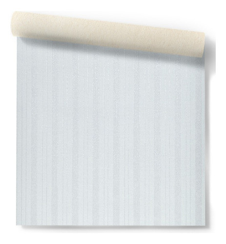 Papel Vinilico Sedado Rayado Blanco Cinthia Muresco 6102/3 0