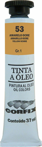 Oleo Corfix 37ml 53 Amarelo Ocre 0