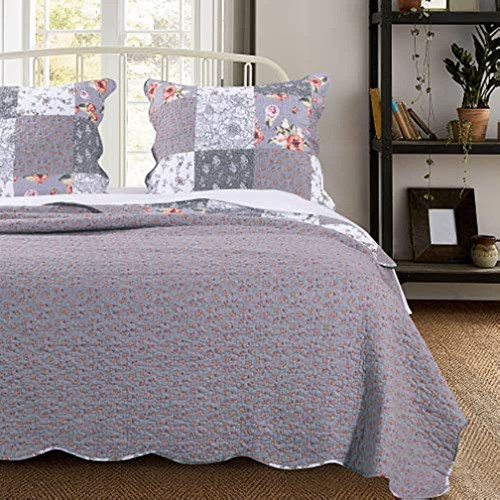Barefoot Bungalow Gl-1812amst Juego De Edredón Giulia, Gemel 1