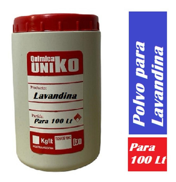 Polvo Para Hacer 100 Lts De Lavandina 0