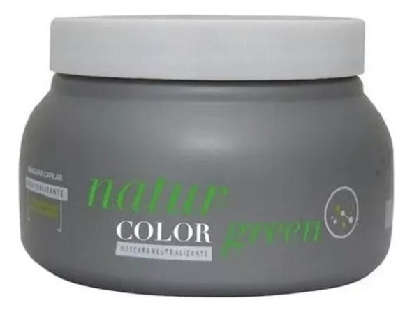 Máscara Neutralizante Cabello Gris Natur Color Green 400gr 0