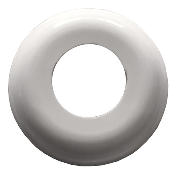 Canopla Para Corrimão Redondo 1 1/2  Nylon Branca 0