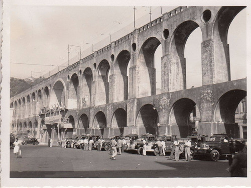 1949 Brasil Fotografia Real Antiguo Acueducto Rio Janeiro 0