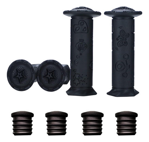 Agarres De Manillar De Bicicleta Para Niños, 4pcs Longitud M 0