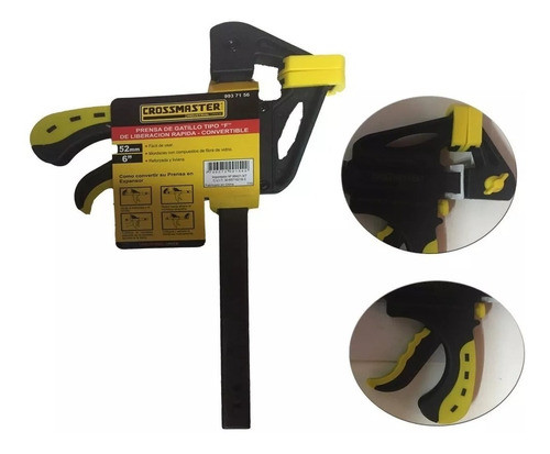 Prensa Gatillo Tipo F Liberación Rápida 18pul  (457mm) 1