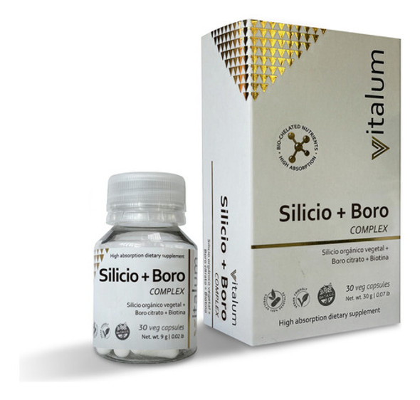 Hg Vitalum- Silicio + Boro X30 Cap 1