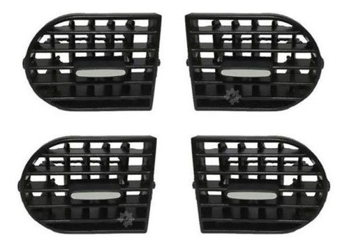 Kit Difusor Ar Lateral Central Prata Palio Weekend 2013 2019 1