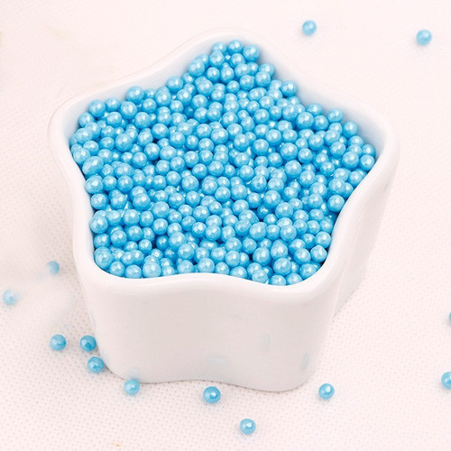 Sprinkles Perlas Comestibles Azul 4mm 50gr Reposteria 0