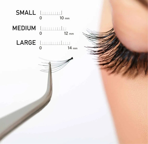 Jessamy Pestañas Postizas Individuales Black P120 Talle L 1