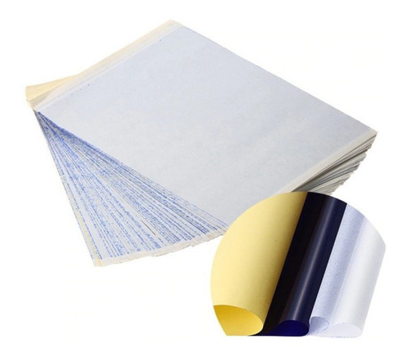 50 Pç Papel Stencil Thermal Spirit Tatuagem Decalque Termico 1