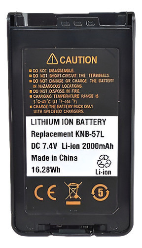 Batería De Li-ion Knb - 57l Para Radio De Dos Vías De Kenwoo 0