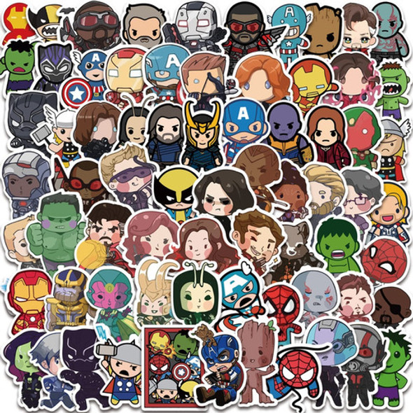 Pack 20 Calcomanías Stickers Vinilo Superhéroes Marvel Y Dc 1