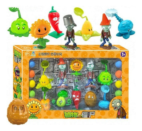Kit De Bonecos De Plantas Vs Zombies Brinquedo . 0