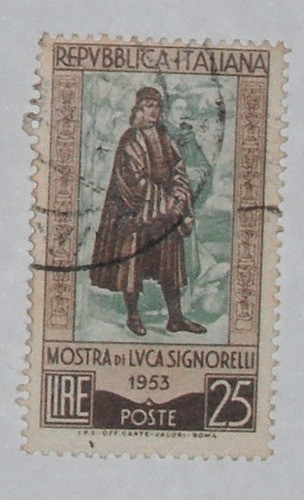 Selo Antigo Italia  -  Mostra Di Luca Signorelli  - 1953 0