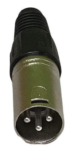 Combo 8 Fichas Canon Macho Y 8 Hembra Metalico Con Traba Pro 1