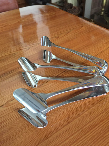 3 Pinzas Sujeta Espárragos Acero Sellado Doble Cañon 0