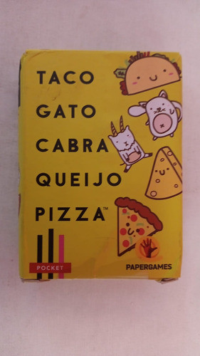 Taco Gato Cabra Queijo Pizza Jogo De Cartas En Portugues 0