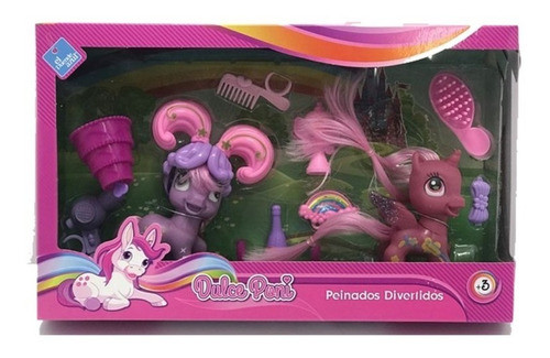 Juguete Poni Peinados Divertidos Figura El Duende Azul 0