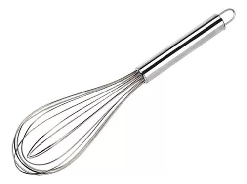 Batidor Acero Inoxidable 6 Varillas Economico Reposteria Tf 0