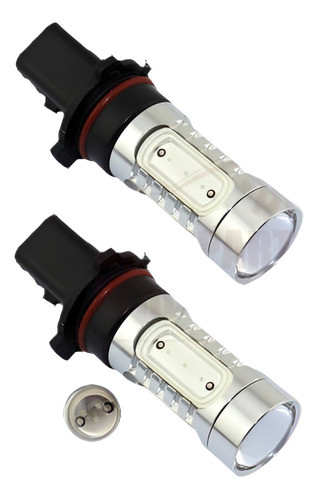 2pcs P13w Mazorca Roja 7.5w Led Bombillas De Lente Para Auto 0