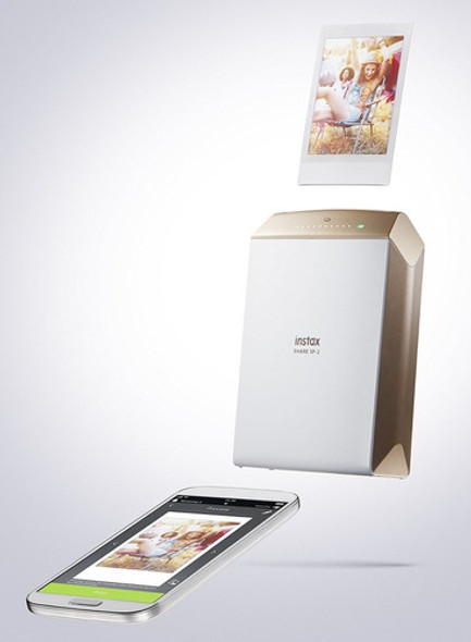 Fujifilm Instax Share Sp 2 Smart Phone Printer (gold) 1 Fujifilm Instax Share Sp 2 Smart Phone Printer (gold) 1