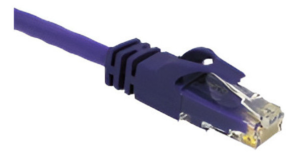 C2g 25 Pies Cat6 550mhz Snagless Patch Cable Púrpura 1
