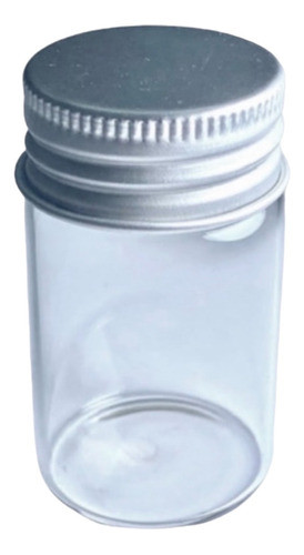 Frasquitos De Vidrio Tapa Aluminio, 50 H X 30 Mm Diam. 12 Un 0