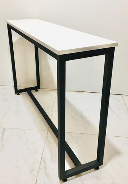 Mesa Recibidora Industral Hierro Madera 100x30x77 0