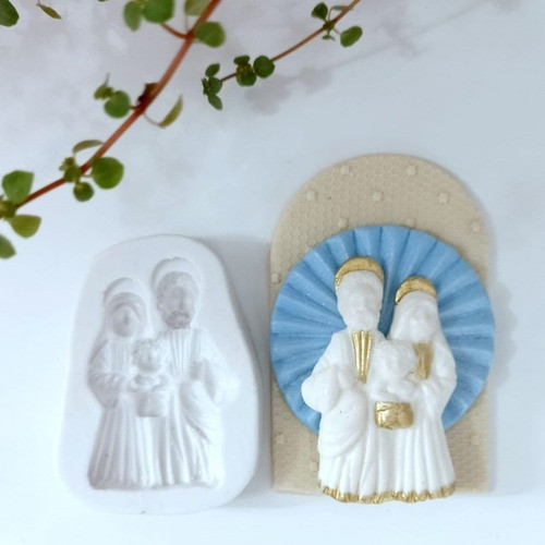Molde De Silicone Sagrada Familia Mod 6 (religião) 1