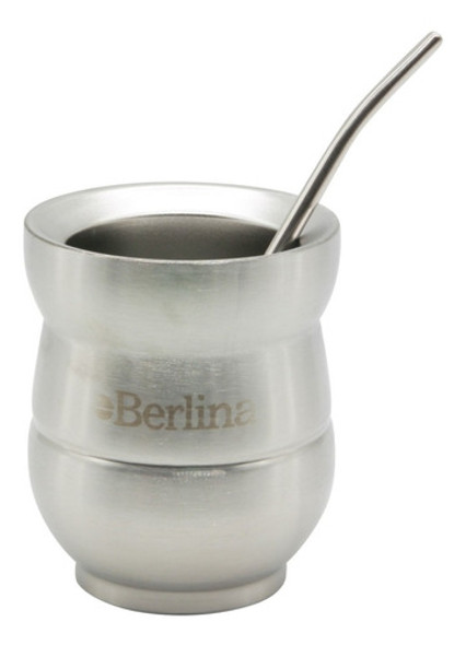 Mate Acero Inoxidable 140 Ml Con Bombilla Berlina 0