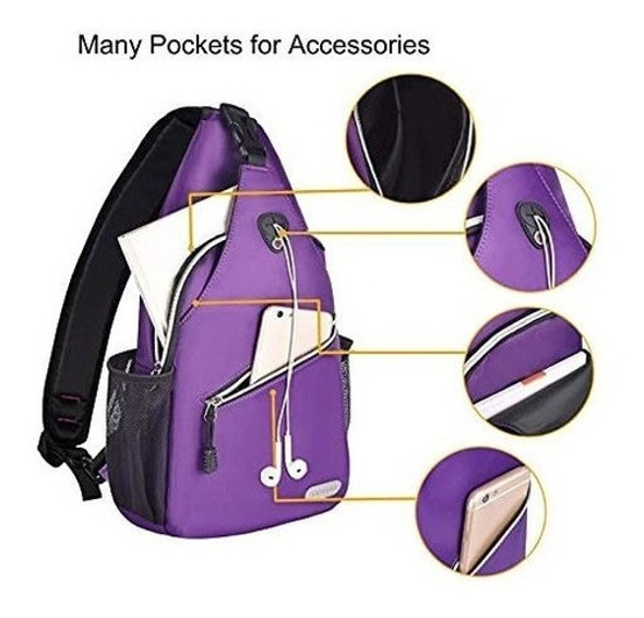Mochila Bolso Bandolera Viaje Senderismo Paseo Gimnasio - 25 1