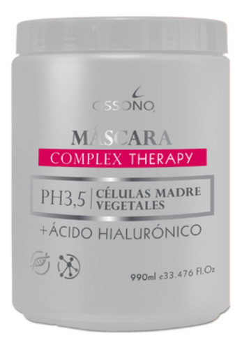 Kit Ossono Complex Therapy Mascara 1kg + Ampollas  X2 1