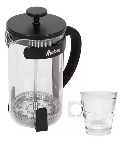 Cafetera Hudson Prensa Manual Francesa Embolo 800 Ml Negra 0 Cafetera Hudson Prensa Manual Francesa Embolo 800 Ml Negra 0