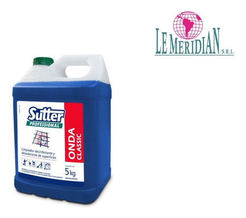 Limpiador Desinfectante Perfumado Onda Sutter X 5 Litros 1