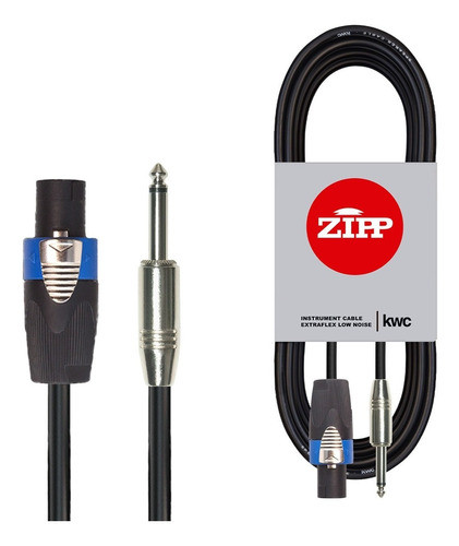 Cable Speakon A Plug  Kwc Zipp 3 Metros Para Caja Bafle 0