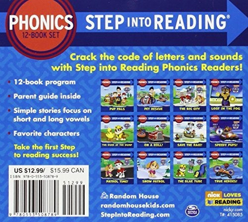 Book : Paw Patrol Phonics Box Set (paw Patrol) (step Into.. 1