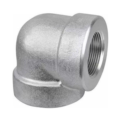 Codo 90° Roscado Npt 3/4 Forjado Serie 3000 Psi (a-105) 0