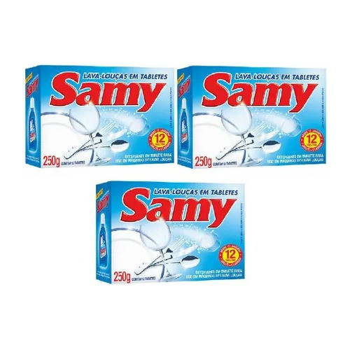 3 Cx Detergente Maquina Lava-louça 36 Tablete Oxigênio Ativo 0